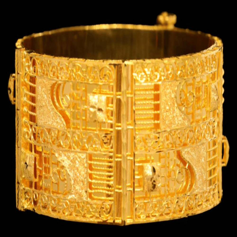21K Gold Bangle Bracelet